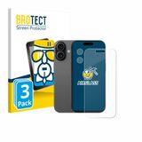 BROTECT Screenprotector 3 Stuks voor Apple iPhone 17 (Voor+Camera) Beschermglas transparant