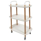 HOME DECO FACTORY HD0440 Kaleo White trolley