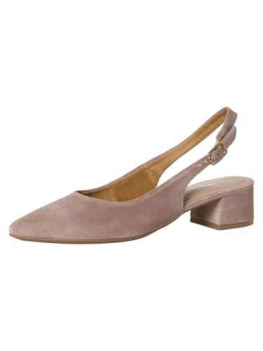 Tamaris Slingback Pumps - Taupe Leer - Women's Size 36