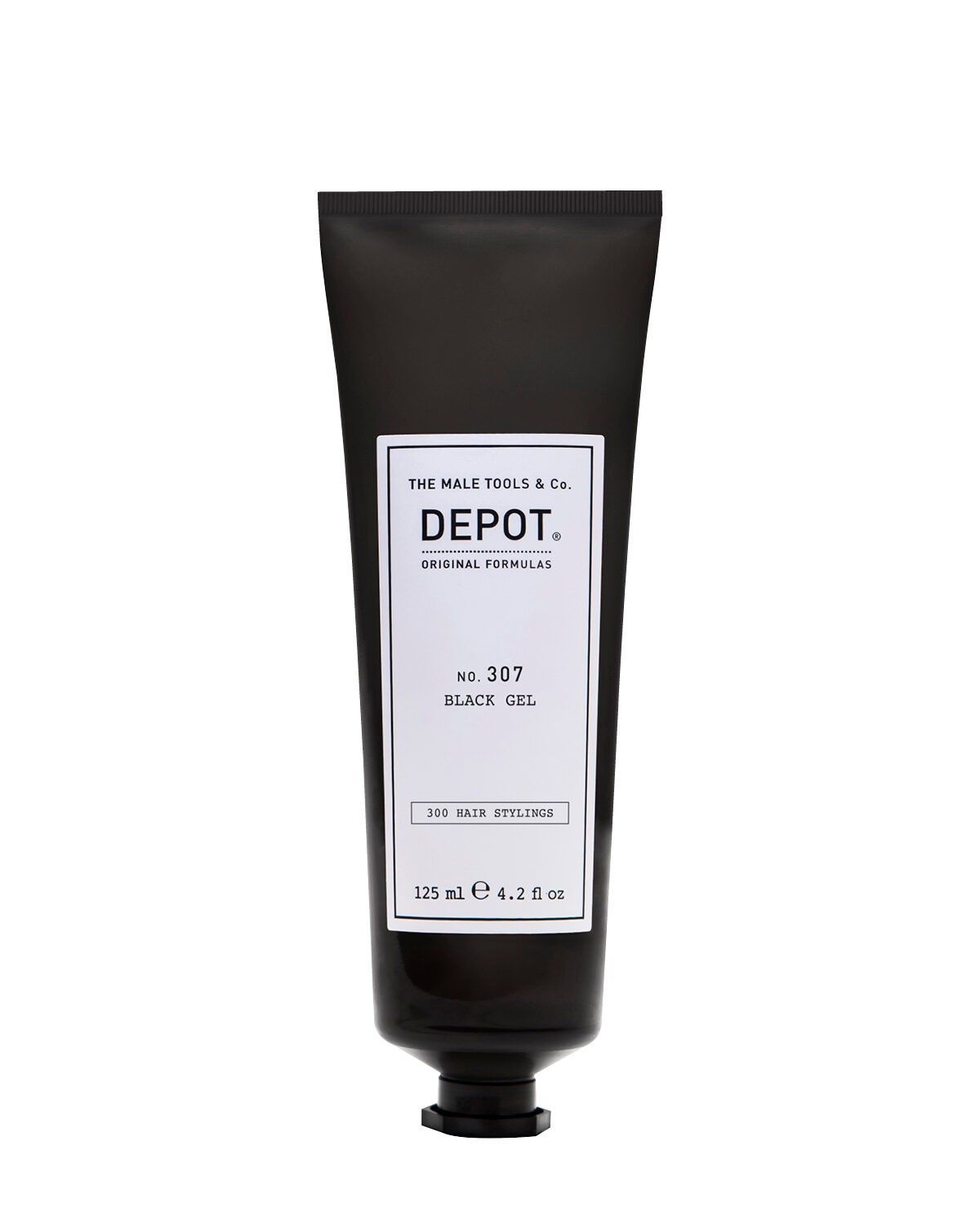 DEPOT No. 307 Black Gel - 125ml - Hair Gel for Men
