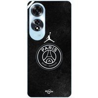 Maniacase Hoesje Oppo A60 psg jordan logo zwart