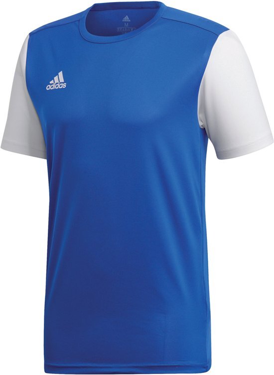 Adidas Estro 19 Sportshirt - Maat M - Mannen - blauw/wit