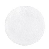 PANA Panda PANA Pluizig hoogpolig badmat rond in verschillende kleuren en maten • badmat van zachte microvezels - antislip en wasbaar • douchemat Ø 71 cm • Kleur: Wit
