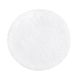 PANA Panda PANA Pluizig hoogpolig badmat rond in verschillende kleuren en maten • badmat van zachte microvezels - antislip en wasbaar • douchemat Ø 71 cm • Kleur: Wit