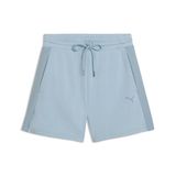 PUMA HER short met hoge taille voor dames, 13 cm S, Seafoam Blue