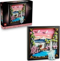 LEGO Art Kersenbloesems, 31218, set de construction pour adultes, décoration murale 3D, paysage japonais