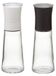 Ensemble de moulins à poivre et à sel avec corps en verre