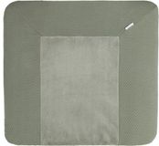 Baby's Only Gebreide baby aankleedkussenhoes - Waskussenhoes - Overtrek verzorgingskussen Sky - Urban Green - 75x85 cm