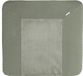 Baby's Only Gebreide baby aankleedkussenhoes - Waskussenhoes - Overtrek verzorgingskussen Sky - Urban Green - 75x85 cm