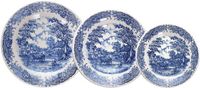 Tognana Porcellane Vela servies 18 stuk(s) Steengoed Blauw