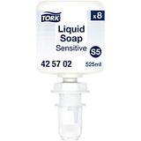 Tork Mini Vloeibare Handzeep voor de gevoelige huid S5, Allergievriendelijk, 1 x 525 ml, 425702