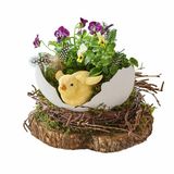 Loberon Sierschaal Alfie wit/geel