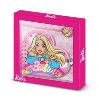 Karactermania Barbie Regenboog Hart Dagboek + Pen, Roze