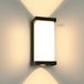 Lampe d'extérieur LED, 36 W, avec détecteur de mouvement, IP65, 3900 lm, noir