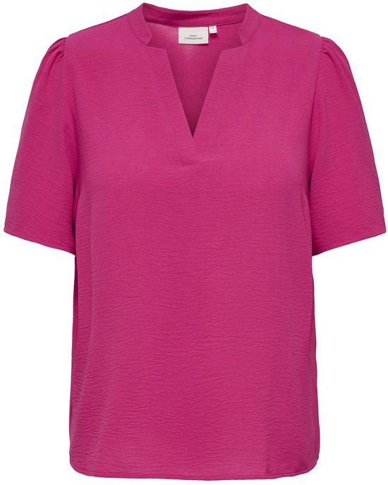 ONLY CARMAKOMA CARNOEMI 2/4 V-NECK BLOUSE WVN Dames T-shirt