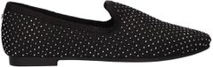 La Strada Loafer Zwart Met Steentjes - Damesschoenen - Maat 37