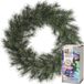 Decoris Kerstkrans Malmo D50 cm incl. verlichting gekleurd