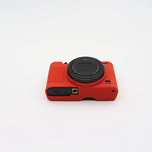 Zakao RX100 III IV V VI Case - Rode Siliconen Camera Cover voor Sony RX100 III IV V VI