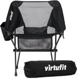 VirtuFit Camping Stoel Compact - Zwart