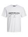 JACK & JONES Shirt zwart / wit