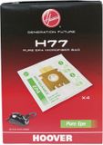 Hoover H77 - Stofzuiger accessoires - wit, groen - 4 stuks