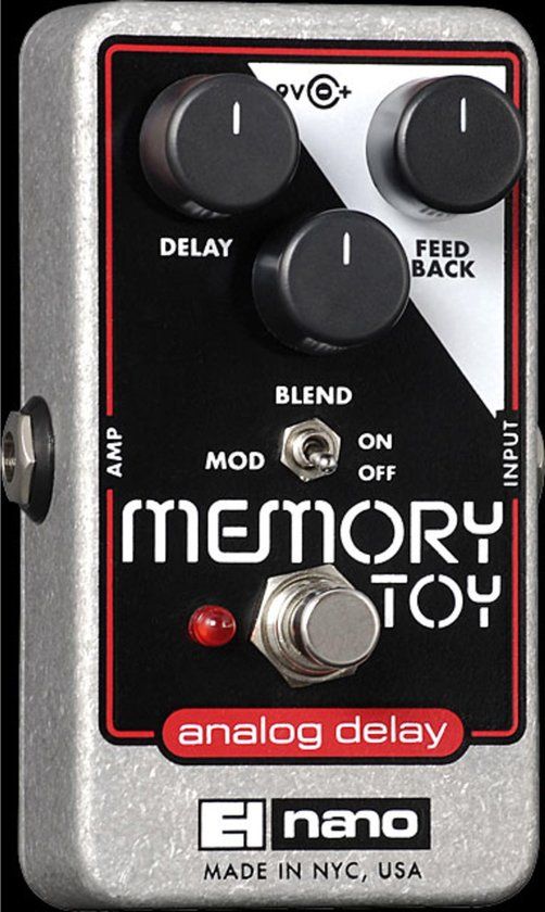 Electro Harmonix Memory Toy Analog Delay pedaal - Gitaar Effect - Stompbox