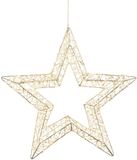 Luca Lighting Hangende Ster Kerstverlichting Zilver Warm Wit 900 LED