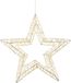 Luca Lighting Hangende Ster Kerstverlichting Zilver Warm Wit 900 LED