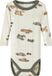 NAME IT NBMWANG WOOL NEEDLE LS BODY NOOS XXIII Baby Body Grijs Gestreept Wol
