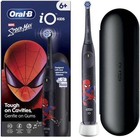 Oral-B iO Kids Marvel Spiderman elektrische tandenborstel - 1 opzetborstel - 1 reisetui
