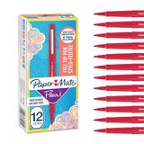 PAPER MATE Flair Viltstiften | medium punt (0,7 mm) | rood | 12 stuks