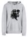Cotton Prime Sweatshirt 'Cool Monkey mit Brille' gris / gris foncé / noir