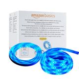 Amazon Basics smart ledlichtstrip, 10m, RGBW, 2,4GHz WLAN, alleen voor Alexa, veelkleurig