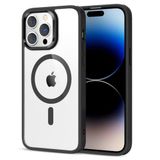 ESR Classic Hybrid HaloLock iPhone 14 Pro Max Hoesje Geschikt voor Draadloos Opladen met Magnetische Ring Zwart