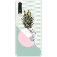 P20 Ananas marbre bedrukt siliconen hoesje