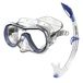 Seac Set Giglio MD Valve, Snorkelingset met Onderwatermasker en Snorkel met Wateraftapklep voor Meisjes en Jongens