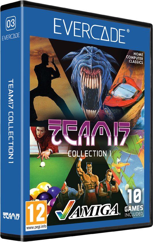 Evercade Team 17 Amiga - Home Computer Classics - cartridge 1 (10 games)