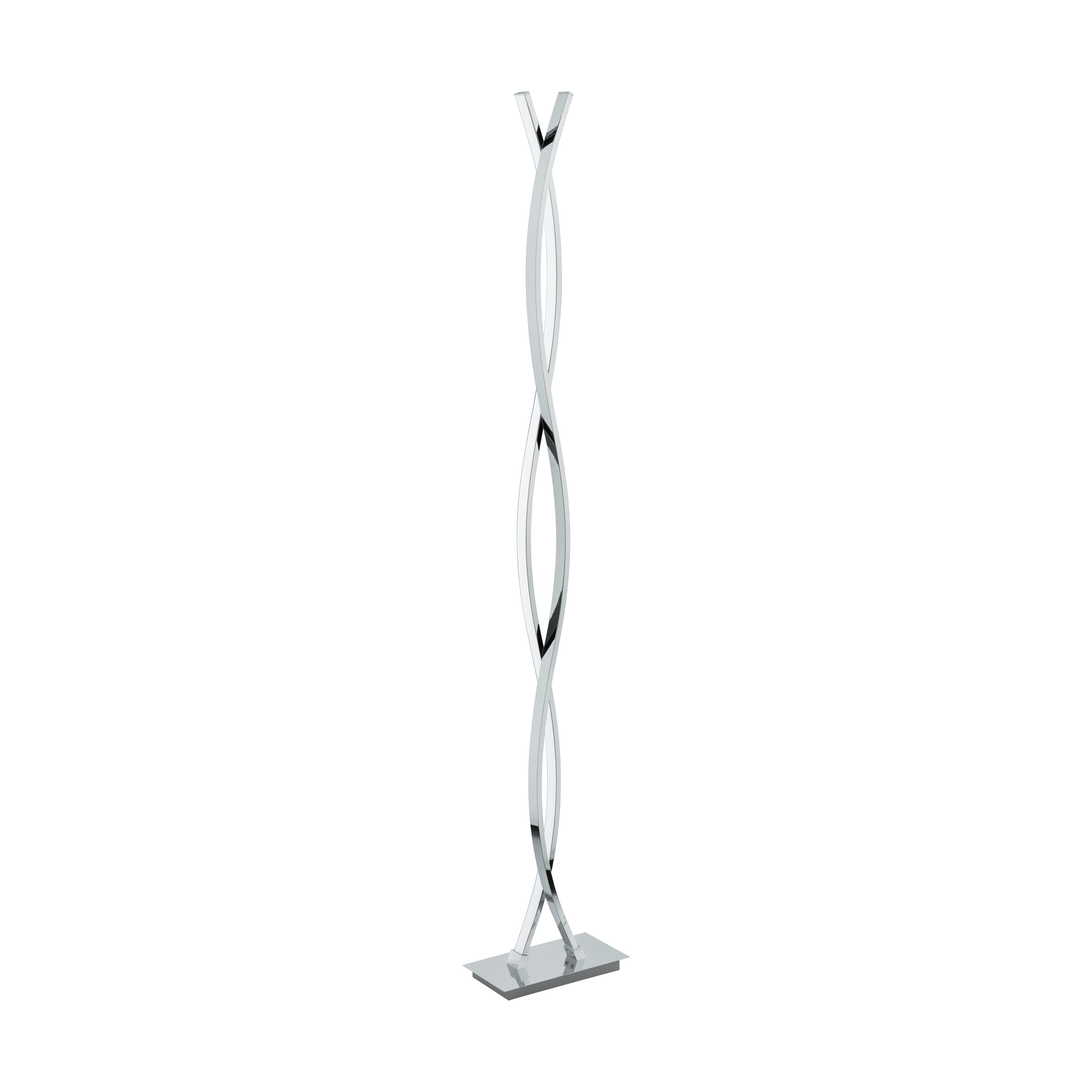 EGLO Lasana 2 Vloerlamp - Grijs - 1000 Lumen - Warm Wit