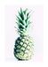 Komar Muurafbeelding | Pineapple | Poster, afbeelding, woonkamer, slaapkamer, decoratie, kunstdruk | zonder lijst | P076-50x70 | Grootte: 50 x 70 cm (breedte x hoogte)