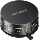 Essager Compacte Magnetische Telefoonhouder Auto Dashboard met Zuignap - Compatibel met MagSafe - Verstelbaar - Zwart
