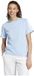Adidas Essentials 3 Stripes Cotton T-shirt Dames Blauw L