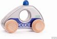 Bajo Voiture de police en bois - Bleu