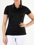 Sjeng Sports Perth Polo Dames - Maat XL - Zwart - Lange mouw - Tennis