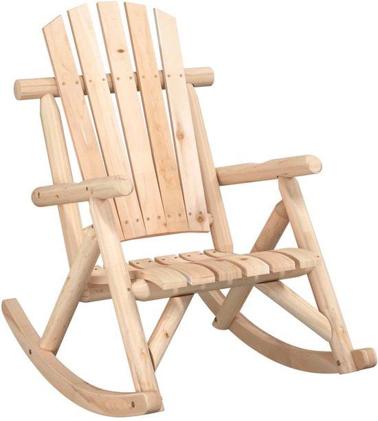 vidaXL Tuinschommelstoel 69x96x101 cm massief vurenhout
