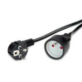 VALUE 19.99.1170 elektriciteitssnoer Zwart 3 m CEE7/7 CEE7/5