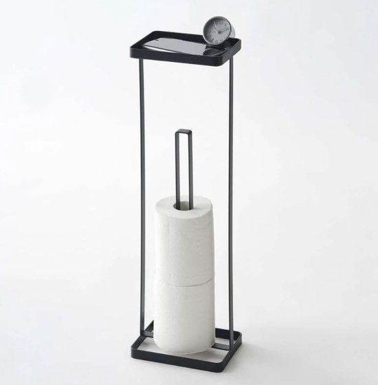 Yamazaki WC Rolhouder Open Tower zwart zwart