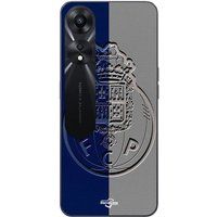 Maniacase Hoesje Oppo A78 5G FCP PORTO BLAUW EN GRIJS ACHTERGROND