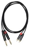 Cascha Advanced Line Audio Cable Cinch (2M) naar Jack (2M), 3m