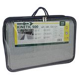 BRUNNER Kinetic 500, 0201270N.C33, mat voor veranda's en gordijnen, kleur grijs, 300 x 400 cm, stofgewicht 500 g/m², materiaal 30% huisdier 70% pvc