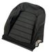 Volkswagen VW Golf 7 stoelbekleding, origineel leder, zwart, voor de passagiersstoel